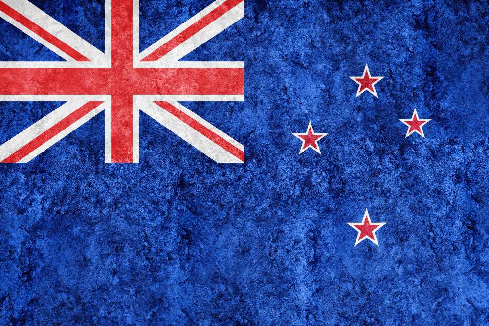 new zealand metallic flag textured flag grunge flag